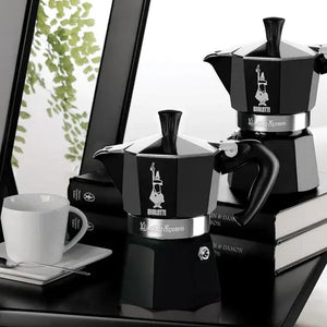 Bialetti Moka Express 6tz Black Coffee Maker