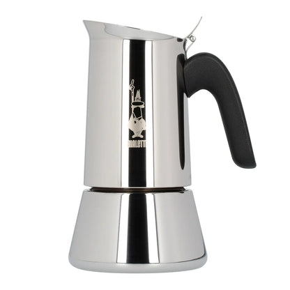 Kawiarka Bialetti New Venus 6tz – stalowa kawiarka do espresso z ergonomicznym uchwytem