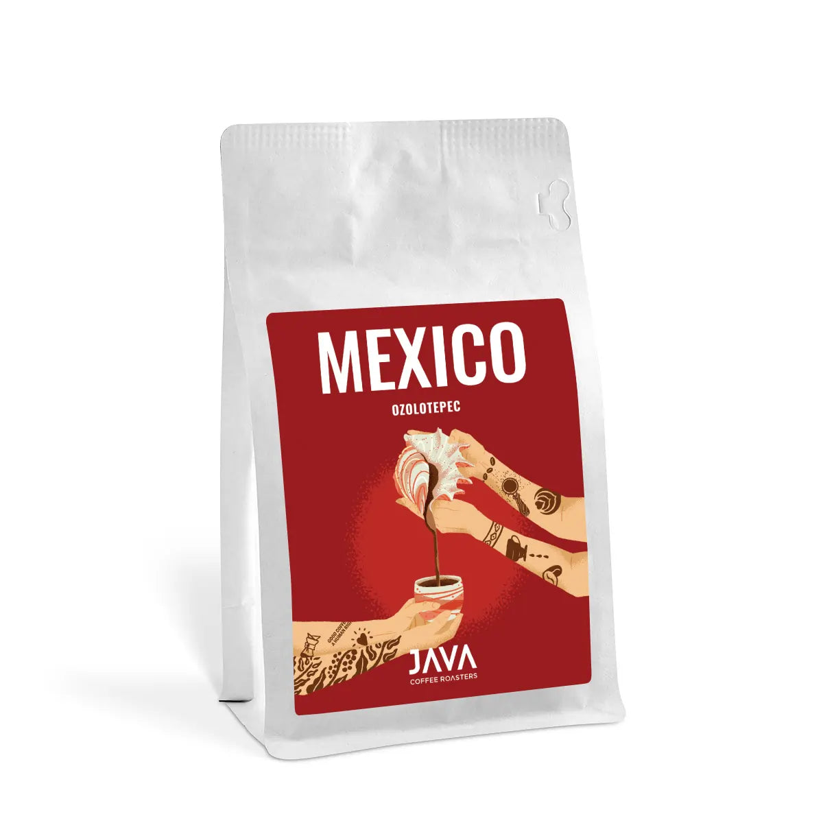 JAVA Coffee Roasters Mexico Ozolotepec – kawa specialty ziarnista 250 g, packshot opakowania na białym tle