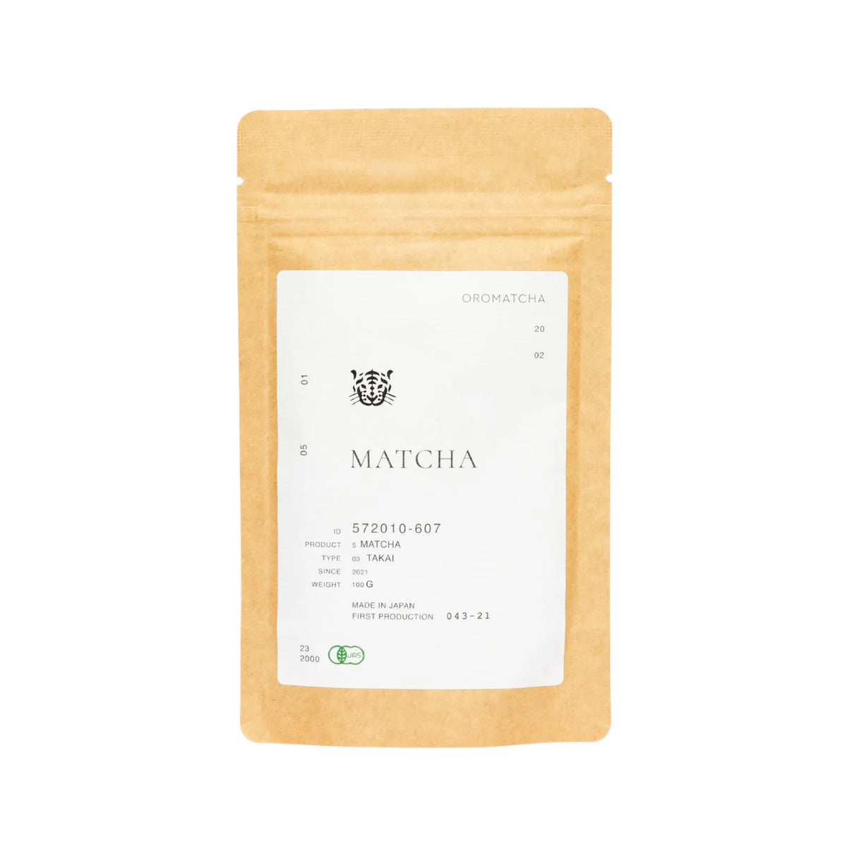 Oromatcha Matcha Takai – japońska matcha, opakowanie 100 g, packshot na białym tle