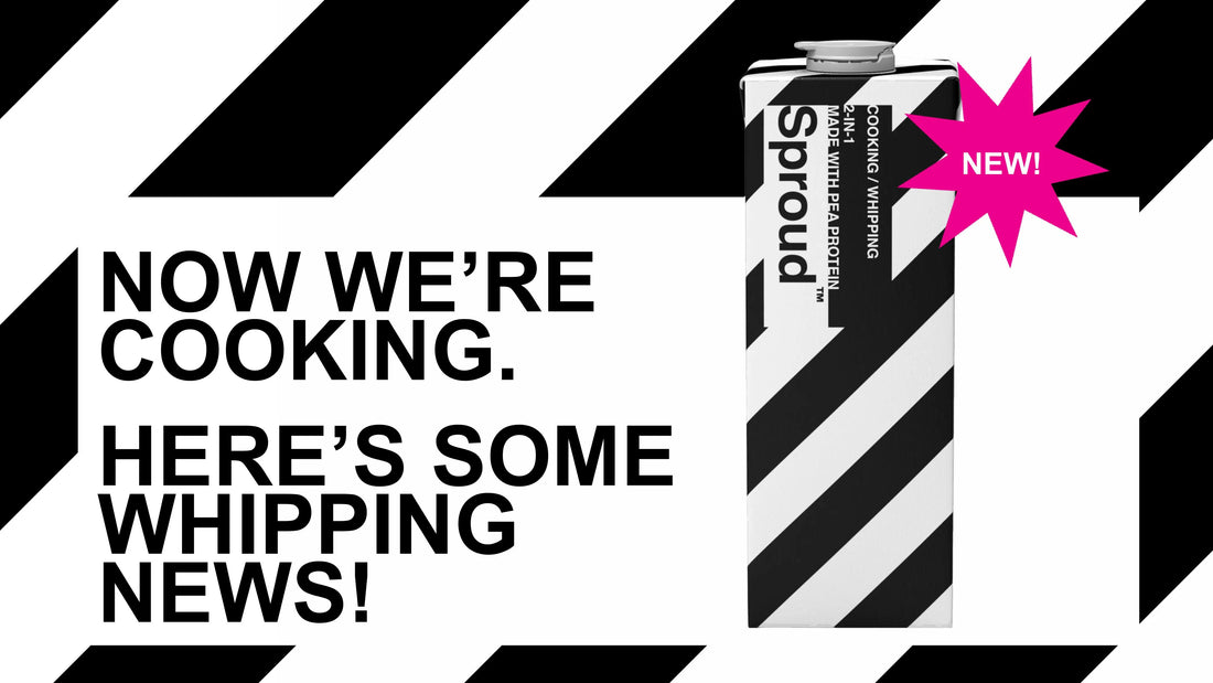 Sproud cream dla gotowania i ubijania nowy produkt recepty z produktem