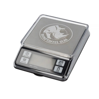 Rhino Coffee Gear Dosing Scale z pokrywką – waga do kawy 1kg z dokładnością 0,1 g