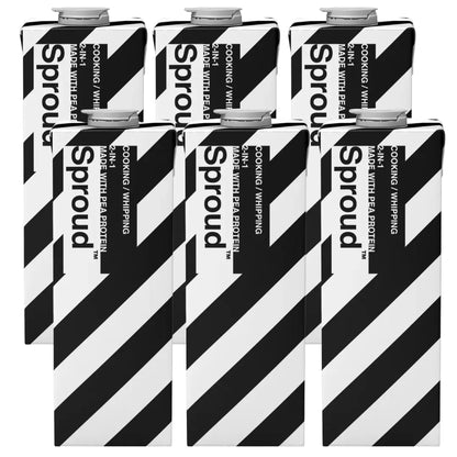 Sproud Cream 2w1 6×1L – wegańska śmietanka roślinna do gotowania i ubijania na bazie białka grochu. Alternatywa śmietanki bez mleka, oficjalny dystrybutor JAVA Coffee Polska.
