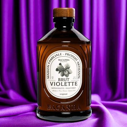 Bacanha Violet flavored syrup