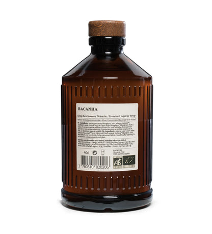 Syrop Bacanha o smaku orzechów laskowych [ORGANIC]