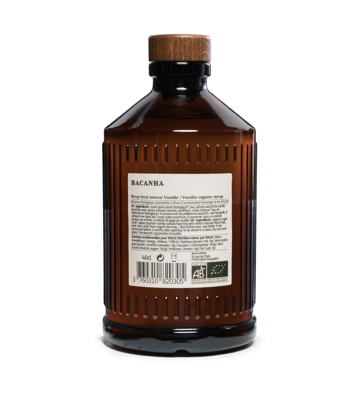 Syrop Bacanha o smaku waniliowym [ORGANIC]